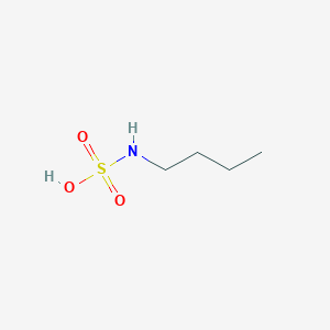 molecular formula C4H11NO3S B8796629 Butylsulfamic acid CAS No. 39085-61-5