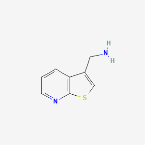 molecular formula C8H8N2S B8796644 Thieno[2,3-b]pyridin-3-ylmethanamine 
