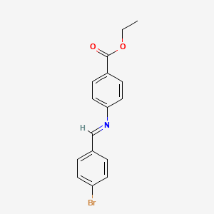 Ethyl 4-[(4-bromobenzylidene)amino]benzoate