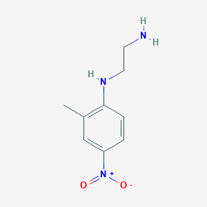 molecular formula C9H13N3O2 B8796787 N1-(2-methyl-4-nitrophenyl)ethane-1,2-diamine 