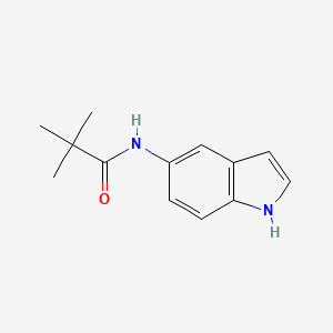 molecular formula C13H16N2O B8796803 N-(1H-indol-5-yl)pivalamide 