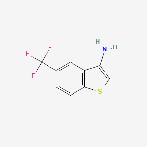 5-(Trifluoromethyl)benzo[b]thiophen-3-amine