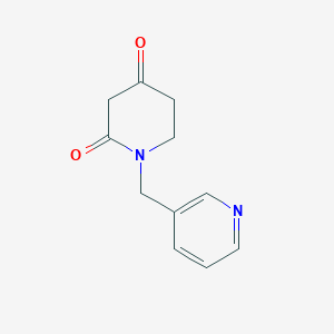 1-(Pyridin-3-ylmethyl)piperidine-2,4-dione