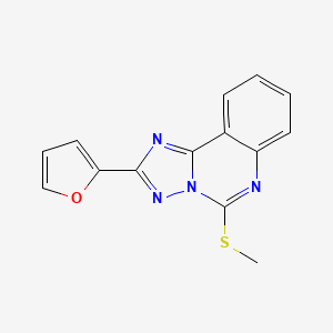 2-(Furan-2-yl)-5-(methylsulfanyl)[1,2,4]triazolo[1,5-c]quinazoline