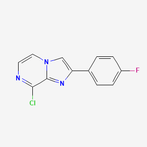 8-Chloro-2-(4-fluorophenyl)imidazo[1,2-A]pyrazine