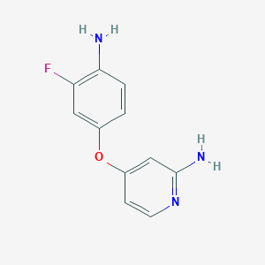 4-(4-Amino-3-fluorophenoxy)pyridin-2-amine