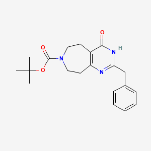 tert-Butyl 2-benzyl-4-oxo-5,6,8,9-tetrahydro-3H-pyrimido[4,5-d]azepine-7(4H)-carboxylate