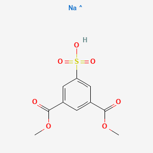 molecular formula C10H10NaO7S B8796929 Dimethyl 5-sulfoisophthalate sodium salt 
