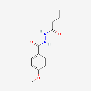 N-(4-methoxybenzoyl)-N'-butyrylhydrazine
