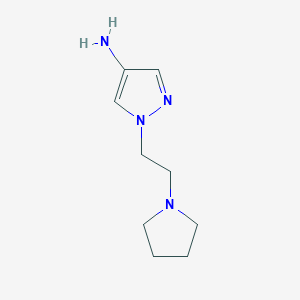 1-(2-(pyrrolidin-1-yl)ethyl)-1H-pyrazol-4-amine