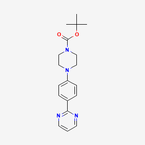 molecular formula C19H24N4O2 B8797002 tert-Butyl 4-(4-(pyrimidin-2-yl)phenyl)piperazine-1-carboxylate CAS No. 942189-35-7