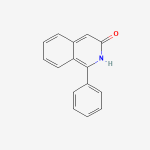 molecular formula C15H11NO B8797055 1-Phenylisoquinolin-3(2H)-one 