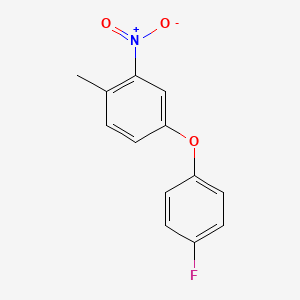 4-(4-Fluorophenoxy)-1-methyl-2-nitrobenzene