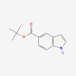 molecular formula C13H15NO2 B8797094 Tert-butyl 1H-indole-5-carboxylate 