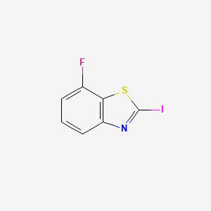molecular formula C7H3FINS B8797125 7-Fluoro-2-iodobenzo[d]thiazole 