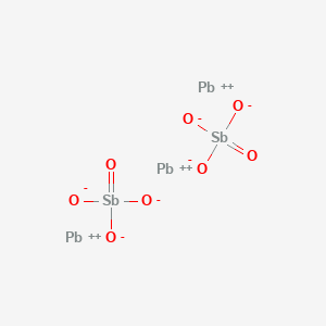 molecular formula O8Pb3Sb2 B087972 Lead antimonate CAS No. 13510-89-9