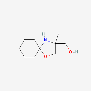 (3-Methyl-1-oxa-4-azaspiro[4.5]decan-3-yl)methanol