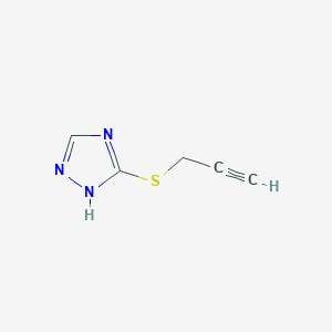 3-(prop-2-yn-1-ylsulfanyl)-1H-1,2,4-triazole
