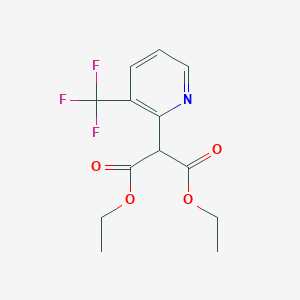 Diethyl 2-(3-(trifluoromethyl)pyridin-2-yl)malonate