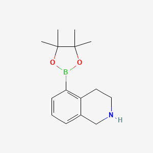 5-(4,4,5,5-Tetramethyl-1,3,2-dioxaborolan-2-yl)-1,2,3,4-tetrahydroisoquinoline