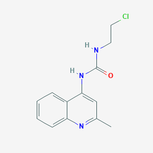 1-(2-Chloroethyl)-3-(2-methylquinolin-4-yl)urea
