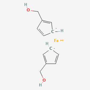 molecular formula C12H14FeO2 B8797363 Ferrocene, 1,1'-bis(hydroxymethyl)- 