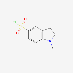 molecular formula C9H10ClNO2S B8797402 1-Methylindoline-5-sulfonyl chloride CAS No. 312300-39-3