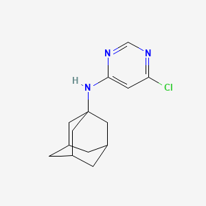 molecular formula C14H18ClN3 B8797449 6-chloro-N-(1-Adamantyl)pyrimidin-4-amine CAS No. 1242240-99-8