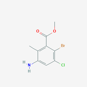 Methyl 3-amino-6-bromo-5-chloro-2-methylbenzoate
