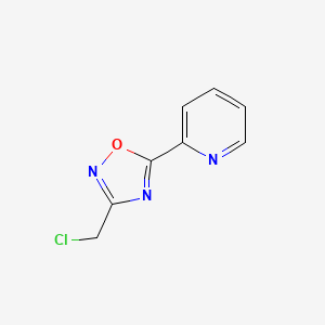2-[3-(Chloromethyl)-1,2,4-oxadiazol-5-yl]pyridine