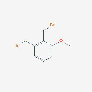 molecular formula C9H10Br2O B8797621 1,2-Bis(bromomethyl)-3-methoxybenzene 