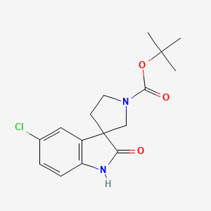 Tert-butyl 5-chloro-2-oxospiro[indoline-3,3'-pyrrolidine]-1'-carboxylate