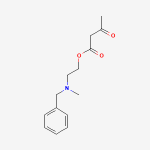 2-[Benzyl(methyl)amino]ethyl 3-oxobutanoate
