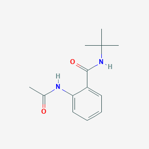 molecular formula C13H18N2O2 B8797698 N-tert-butyl-2-acetamidobenzamide 