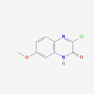 molecular formula C9H7ClN2O2 B8797716 3-chloro-7-methoxy-1H-quinoxalin-2-one 