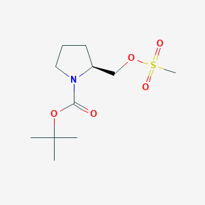 tert-butyl (2S)-2-[(methanesulfonyloxy)methyl]pyrrolidine-1-carboxylate