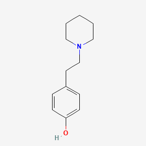 4-[2-(Piperidin-1-yl)ethyl]phenol