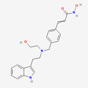 molecular formula C22H25N3O3 B8797751 Dacinostat 