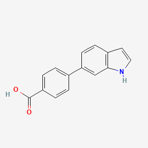 4-(1H-Indol-6-YL)benzoic acid