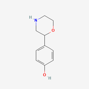 4-(Morpholin-2-yl)phenol
