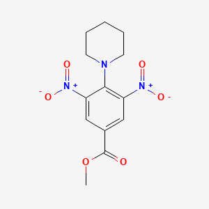 3,5-Dinitro-4-piperidin-1-yl-benzoic acid methyl ester