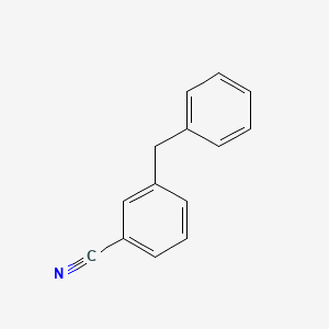 molecular formula C14H11N B8797814 3-Benzylbenzonitrile 