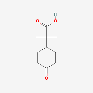 2-Methyl-2-(4-oxocyclohexyl)propanoic acid
