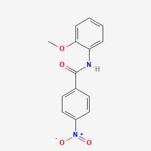 molecular formula C14H12N2O4 B8797865 N-(2-methoxyphenyl)-4-nitrobenzamide 