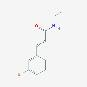 3-(3-bromophenyl)-N-ethylprop-2-enamide
