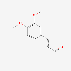 molecular formula C12H14O3 B8797900 4-(3,4-Dimethoxyphenyl)but-3-en-2-one 