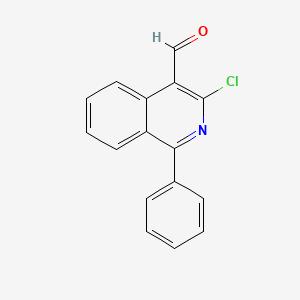 3-Chloro-1-phenylisoquinoline-4-carbaldehyde