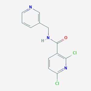 2,6-dichloro-N-(pyridin-3-ylmethyl)pyridine-3-carboxamide