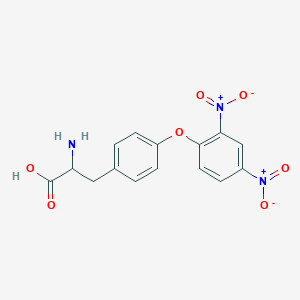molecular formula C15H13N3O7 B087981 2-amino-3-[4-(2,4-dinitrophenoxy)phenyl]propanoic Acid CAS No. 10567-73-4