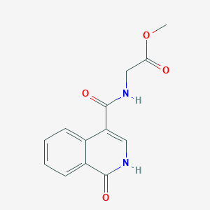 methyl N-[(1-oxo-1,2-dihydroisoquinolin-4-yl)carbonyl]glycinate